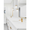 Wisząca lampa glamour Bolicina szklana kula LED 5W 3000K złota