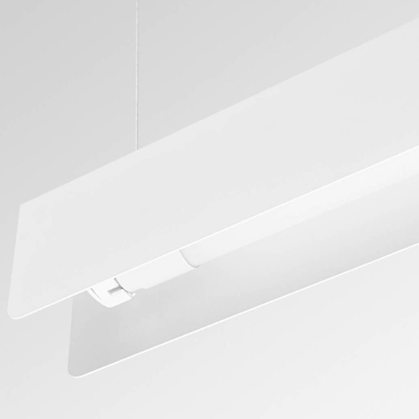 Zwisająca lampa na belce Spark SL.1394 nad wyspę listwa biała