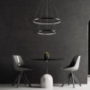 Salonowa lampa wisząca LEA 329172 LED 40W 4000K ringi czarne