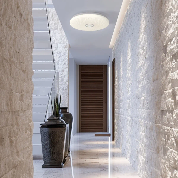 Sypialniana lampa sufitowa Solaro LP-5490/1C-33 WH LED 18W 4000K biały