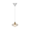 Wisząca lampa nad wyspę TORINA 2213173000 szklana przezroczysta