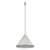 Lampa wisząca stożek Zenith 10872 Nowodvorski zwis do sypialni jedwabisty szary