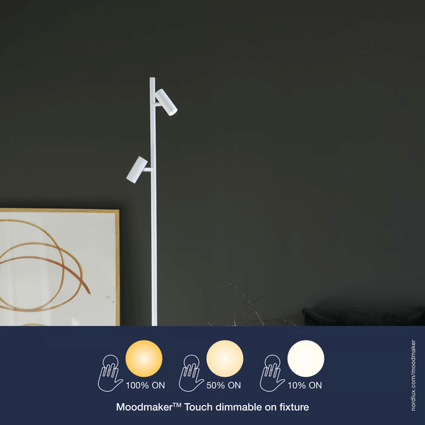 Podłogowa lampa regulowana OMARI 2112254001 LED 12,8W 2700K biały