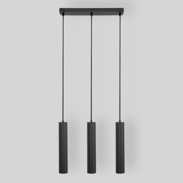 Lampa wisząca na belce Spoti ABR-ZLW3T-C Abruzzo sople czarna