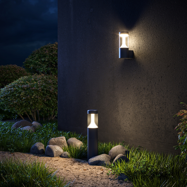 Stojąca lampa ogrodowa Koln O590FL-L8B4K Maytoni LED 8W 4000K tuba IP54 czarna