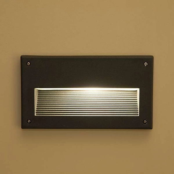 Schodowa LAMPA wpustowa BASALT 3412 Nowodvorski metalowa OPRAWA prostokątny WPUST IP44 grafitowa