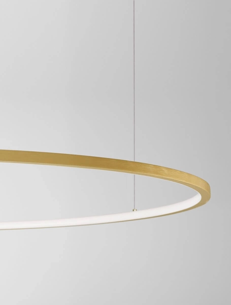 Lampa wisząca TOLUCA LE42779 Luces Exclusivas pierścień LED 58W 3000K złoty