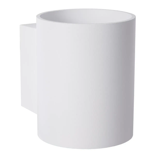 Ścienny kinkiet tuba XERA 23252/01/31 Lucide dół-góra do sypialni biały