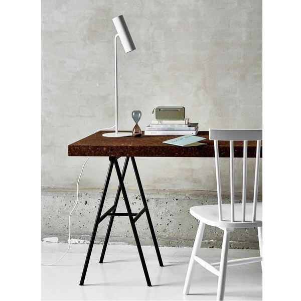 Stołowa lampka Mib 71655001 DFTP tubka rurka do jadalni biała