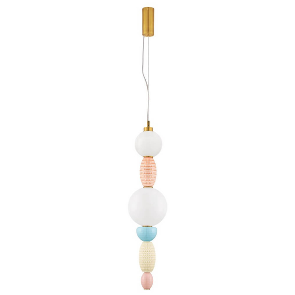 Lampa zwisająca do kuchni JOAQUIN LE44547 LED 23W 3000K balls multikolor