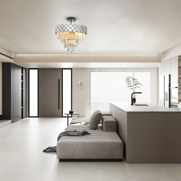 Sufitowa lampa kryształowa Carisma ML8888 Milagro glamour chrom