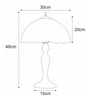 Lampa stołowa Fruit K-G12550 witraż owoce multikolor