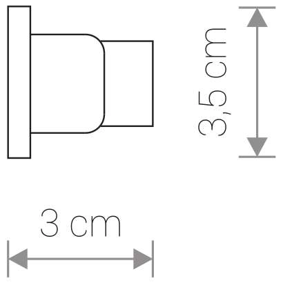 Zakończenie szynoprzewodu PROFILE DEAD END CAP 9457 Nowodvorski do 1-fazowej szyny natynkowej biały