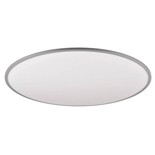 Ściemniany plafon z pilotem Yuma 641719187 LED 53W 3000-6500K biała srebrna