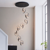 Wisząca lampa Cosma 97625 LED 13,62W 3000K czarny biały