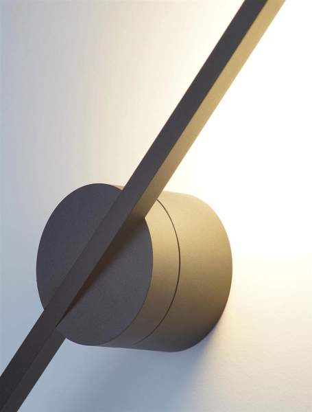 LAMPA ścienna SPIDER W0267 Maxlight metalowa OPRAWA kinkiet LED 8,4W 3000K tuba IP44 czarna