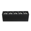 Metalowa lampa sufitowa 1062 Domeno LED 15W 4000K punkty czarna