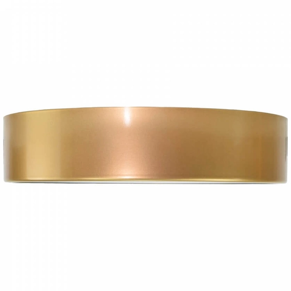 Lampa sufitowa 137623600158 okrągły zewnętrzny z sensorem ruchu złoty