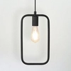 LAMPA wisząca LEVI 2567 Rabalux metalowa OPRAWA prostokątny ZWIS loftowy ramka frame czarna