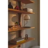 Stolikowa lampa okrągła Wilson 2412575003 biała czarna