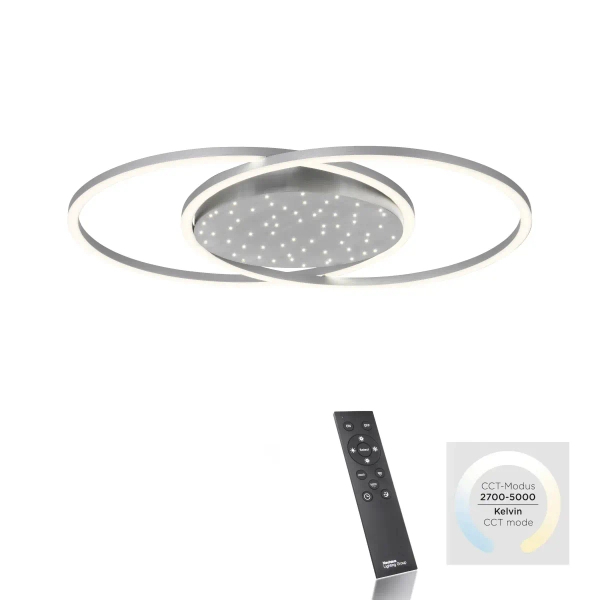 Lampa sufitowa z regulacją barwy YUKI biała 6025-55 3xLED 48W 2700-5000K CCT