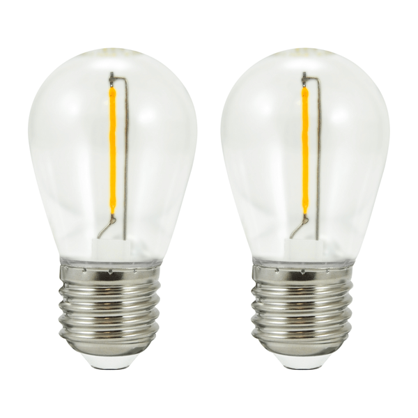 Zestaw 2 żarówek filament do girlandy Party LED 0,5W 2200K ciepła