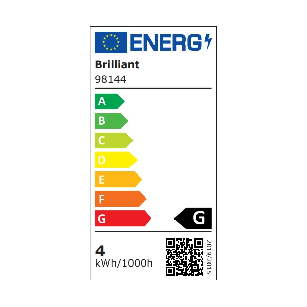 Filamentowa żarówka gruszka E27 98144 LED 4W 2200K bursztynowa