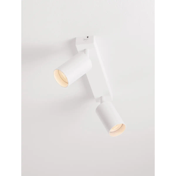 Podwójna tuba sufitowa na korytarz TREMANO LE45665 biały