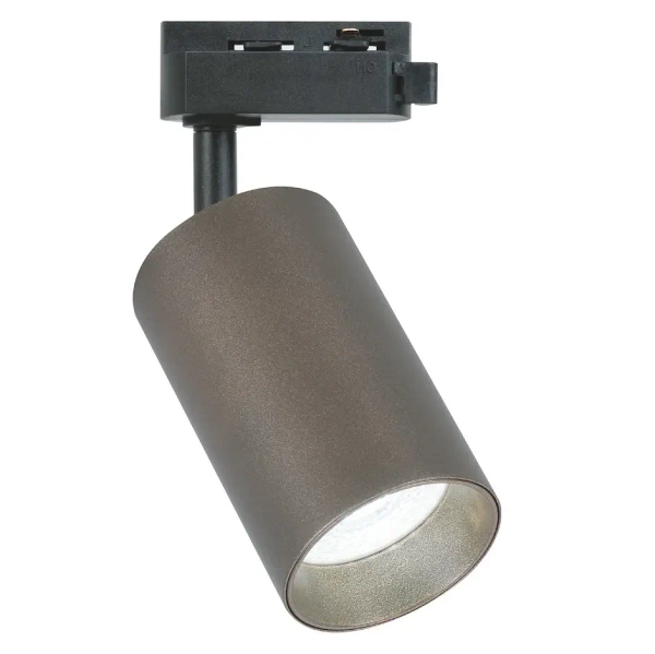 Industrialna lampa do szyn 3-obwodowych Pipe ML2335 tubka brązowy