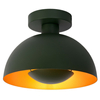 LAMPA sufitowa SIEMON 45196/01/33 Lucide metalowa OPRAWA plafoniera kopuła zielona