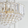 Kryształowa lampa wisząca FARGO-18BP Endon glamour łańcuch mosiądz