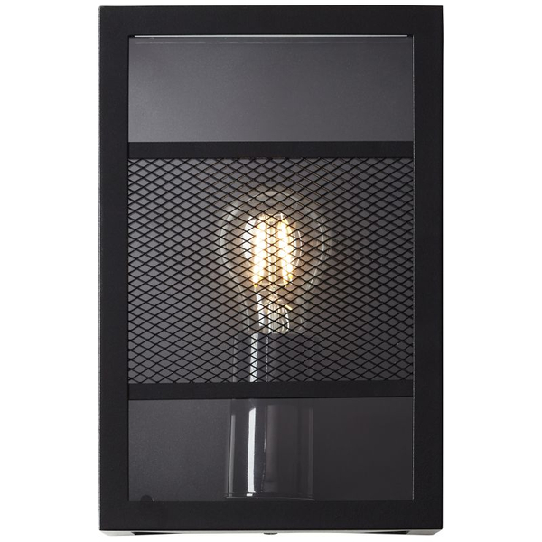 Ścienna lampa zewnętrzna Getta 96409/06 klatka IP44 czarna