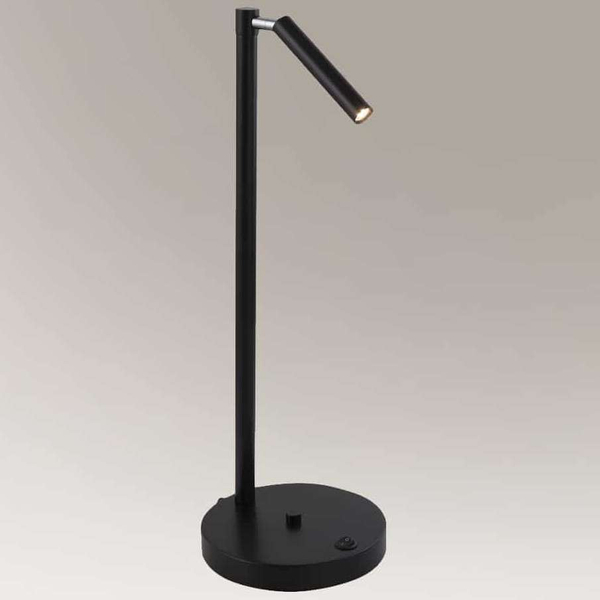 Stołowa LAMPKA regulowana KOSAME 7874 Shilo metalowa LAMPA tuba na biurko czarna