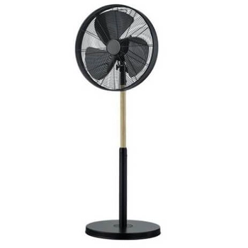 Wentylator stojący do sypialni Viking R034-32 RL Light metalowy czarny