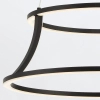Okrągła lampa wisząca Cadoux QN-CADOUX-P-BK LED 54W 3000K czarny