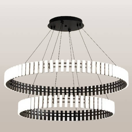 Podwójna lampa wisząca Klavia CGKLAVIA-80-DOUBLE LED 231W 3000K czarna
