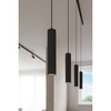 Sufitowa lampa tuba 3-fazowa ISA MYL.00083 LED 12W 3000K regulacja mosiądz