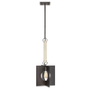 Lampa wisząca nad stół QN-LUDLOW-1P-GR geometryczna grafitowa