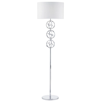 Lampa podłogowa Innsbruck INN4950 Dar Lighting pierścienie metalowe chrom