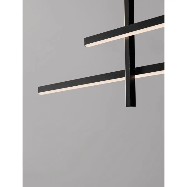 Nowoczesna lampa wisząca FORENZO LE45482 LED 40W 3200K czarna