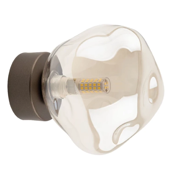 Jadalniana lampa sufitowa Lava 11034 nieregularna brązowa