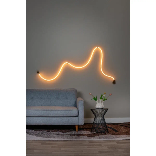 Ścienny kinkiet Janderin 24205/54/05 LED 48W 2200-3300K czujnik ruchu złoty