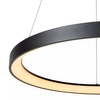 Wisząca lampa salonowa Vidal ring LED 48W 2700K czarny nad stół