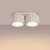 Podwójna lampa sufitowa AURA SL.1793 tubki do jadalni beżowe