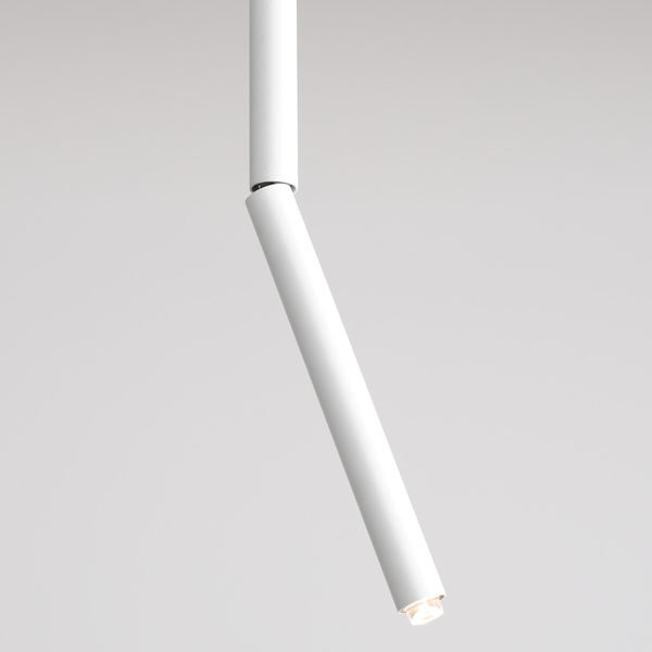 Sufitowa lampa Stick 1084PL_G_L Aldex minimalistyczna biała tuba do jadalni