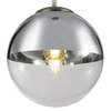 LAMPA wisząca VARUS 15853 Globo OPRAWA kula ball szklana chrom przezroczysta