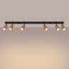 Sufitowa lampa Winx SL.1380 Sollux na belce reflektorki miedziana czarna