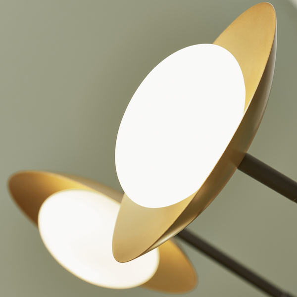Nowoczesny żyrandol L&-192035 Light& restauracyjny złoty brązowy
