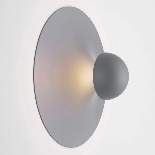 Lampa na ścianę do jadalni BAILA LE44541 LED 9W 3000K okragła szary