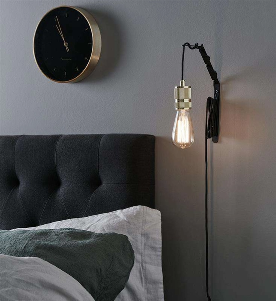 Wspornik WALL 106865 Markslojd metalowy UCHWYT podstawa do lampy ściennej czarny